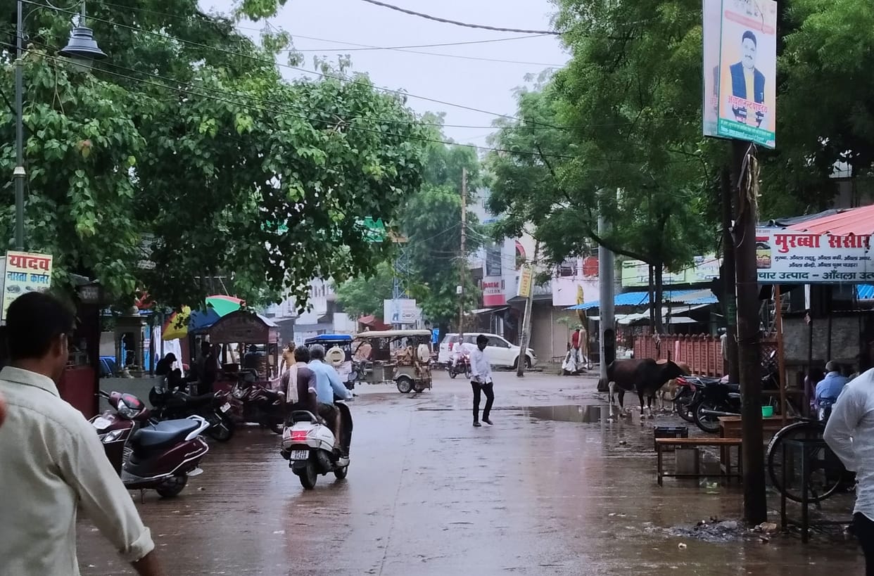 All day long drizzle, relief from heat