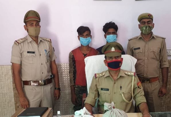 Hathras: Two people arrested with two kilos of ganja
