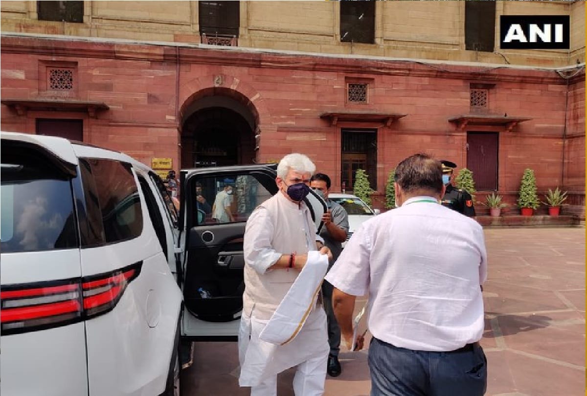 jammu and Kashmir Lieutenant Governor Manoj Sinha meet Union Home Minister Amit Shah
