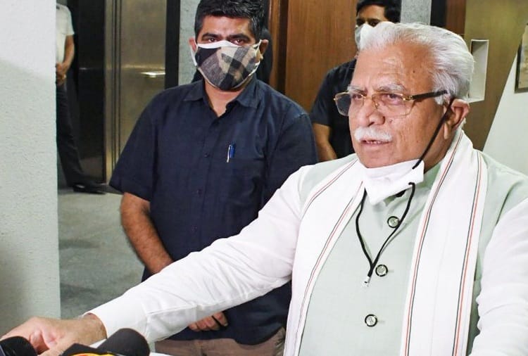 Haryana Chief Minister Manohar Lal meets Union Home Minister Amit Shah