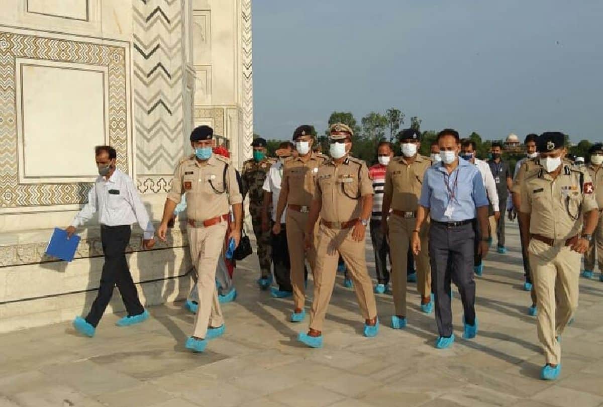 ADG Security Vinod Kumar Singh Visits Security Arrangements Of Taj Mahal