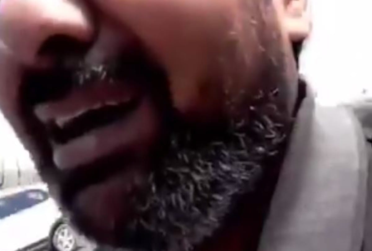 young man running on highway due to fear of his wife video goes viral