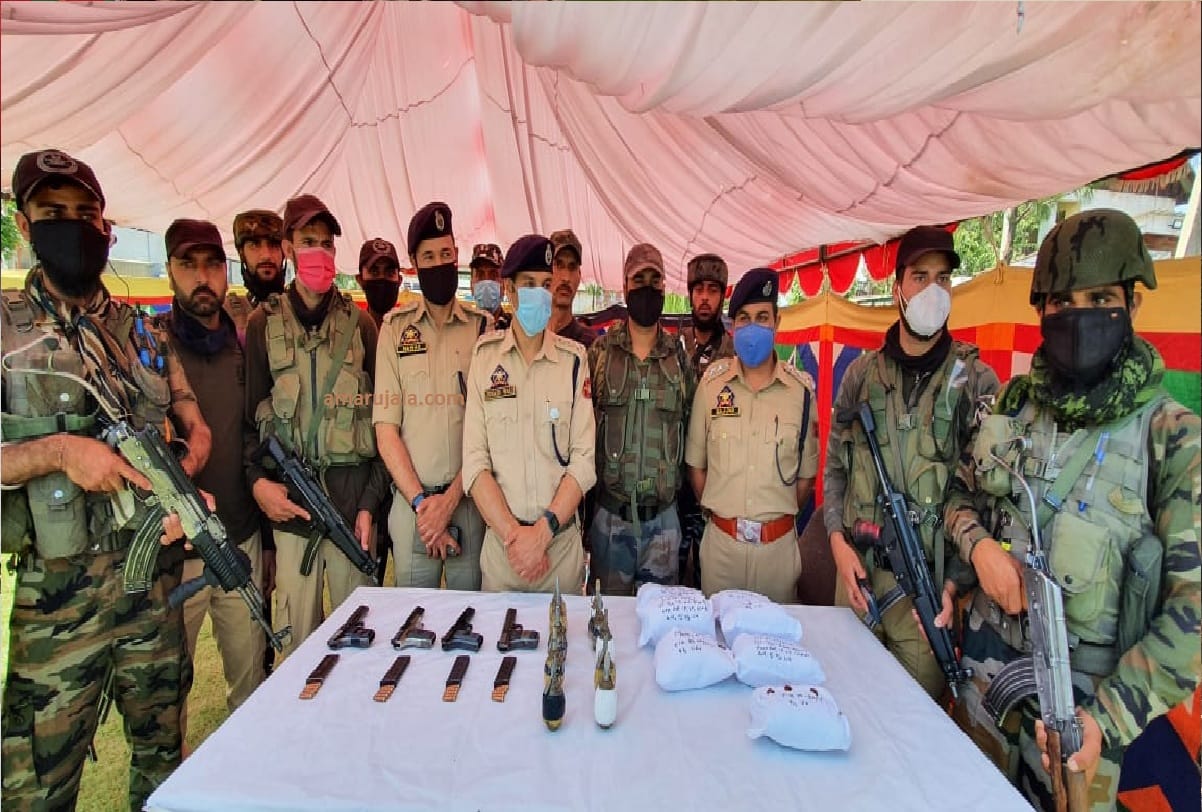 10 terror associates arrested as police busts narco terror module in Baramulla in joint operation by police army and crpf
