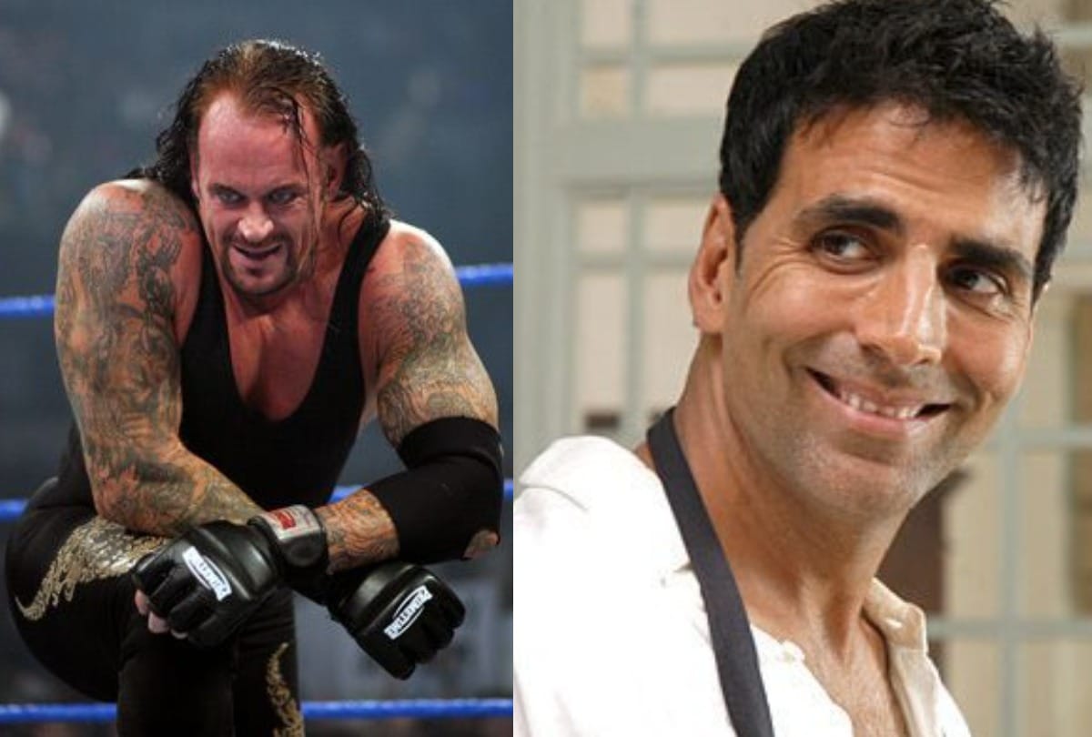The Undertaker Challenges Akshay Kumar Says Tell Me When Actor Gives Funny Reply