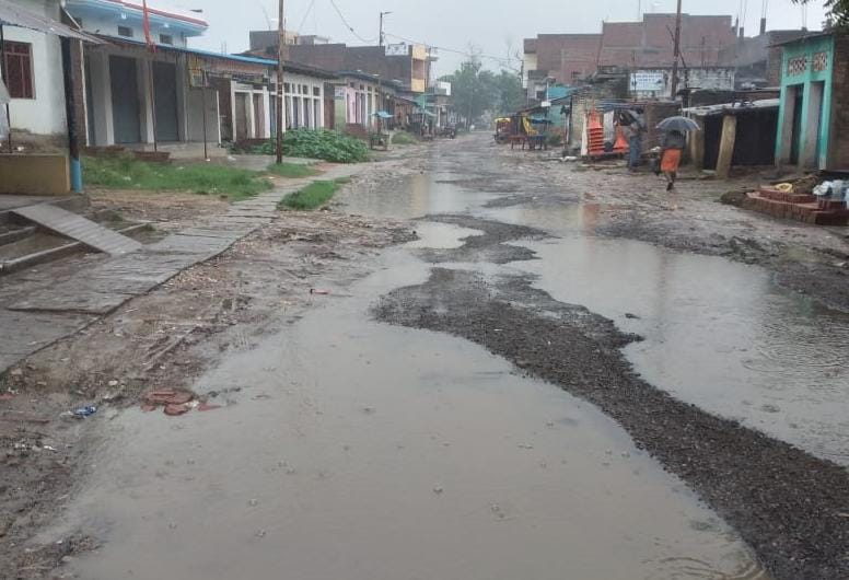 Six crore roads in three days rain