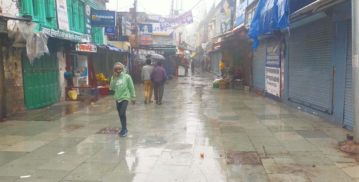 Rain And Flood in Almora