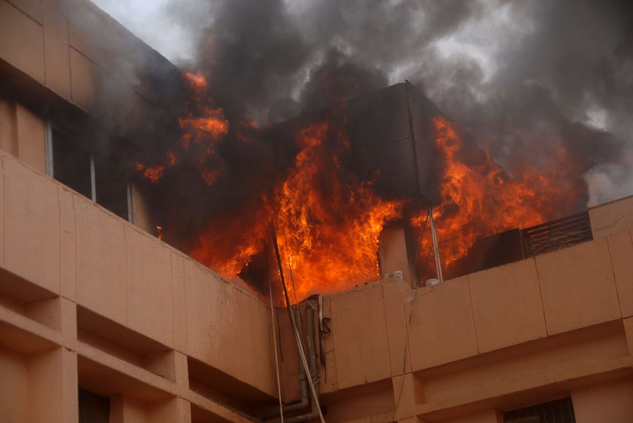 Massive fire in NMRC office, 70 people rescued