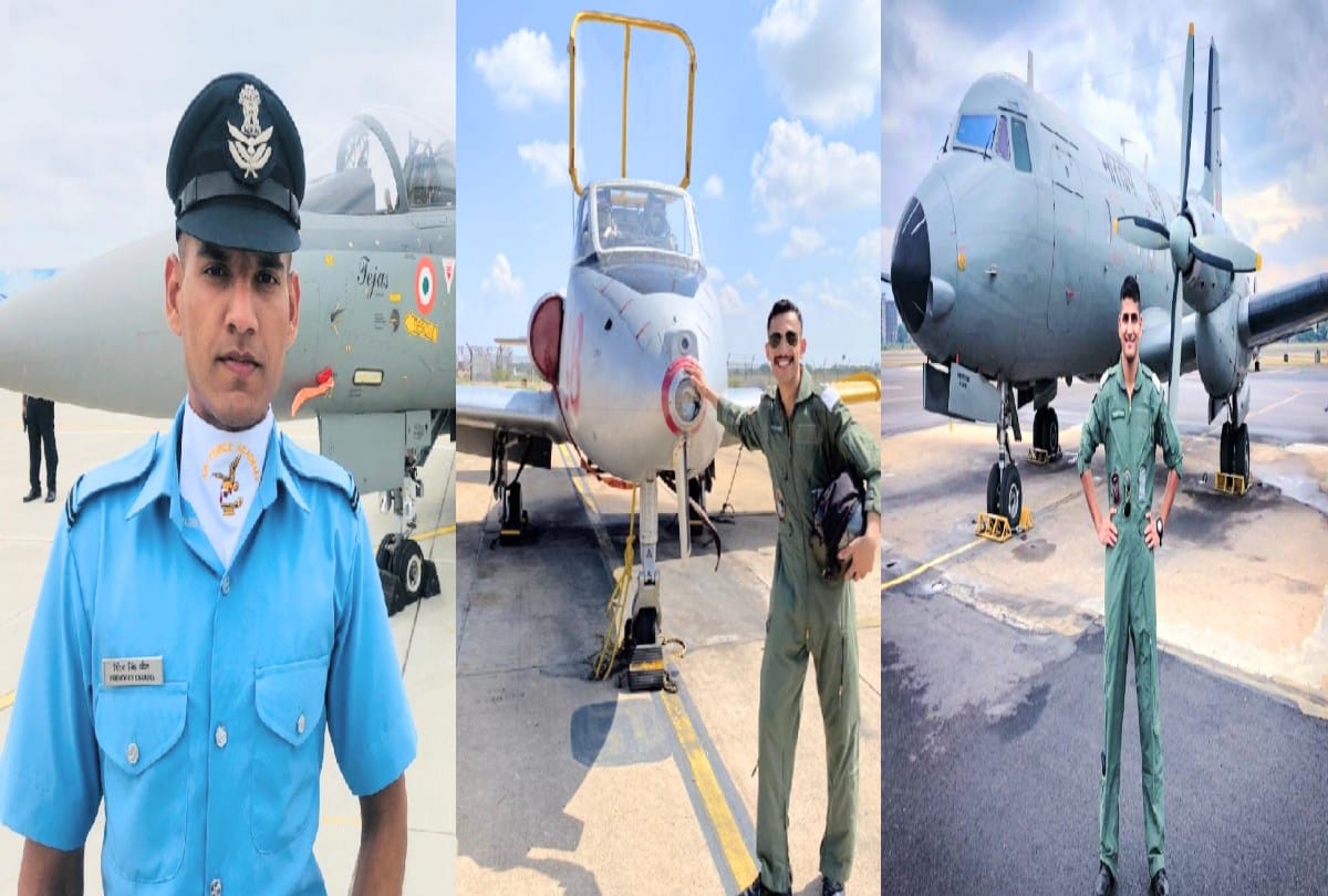 The youth of Himachal also become flying officers in the passing out parade held in Hyderabad.