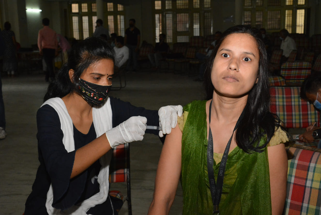 9612 people vaccinated corona in the district