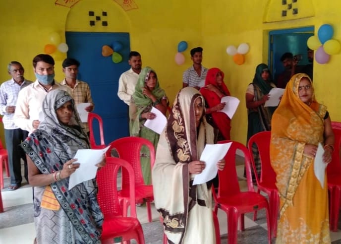 The government of the village took oath, now the blueprint of development will be drawn