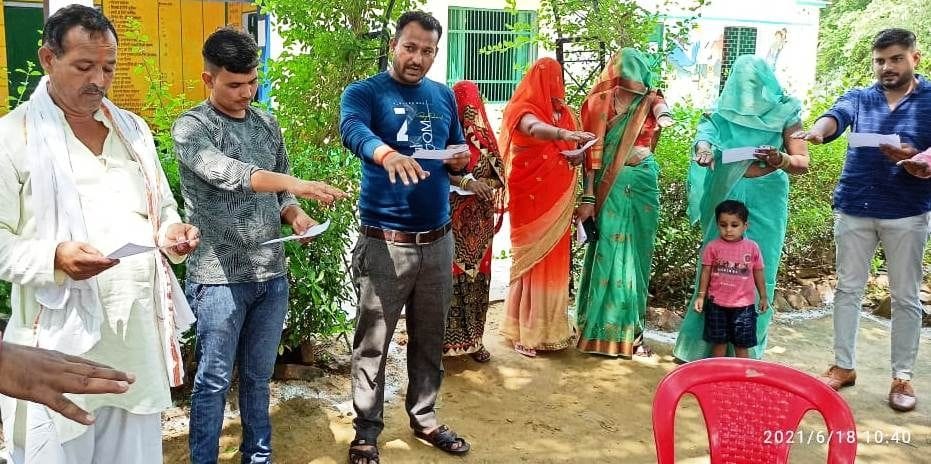 Hathras: Virtual oath administered to 42 village heads