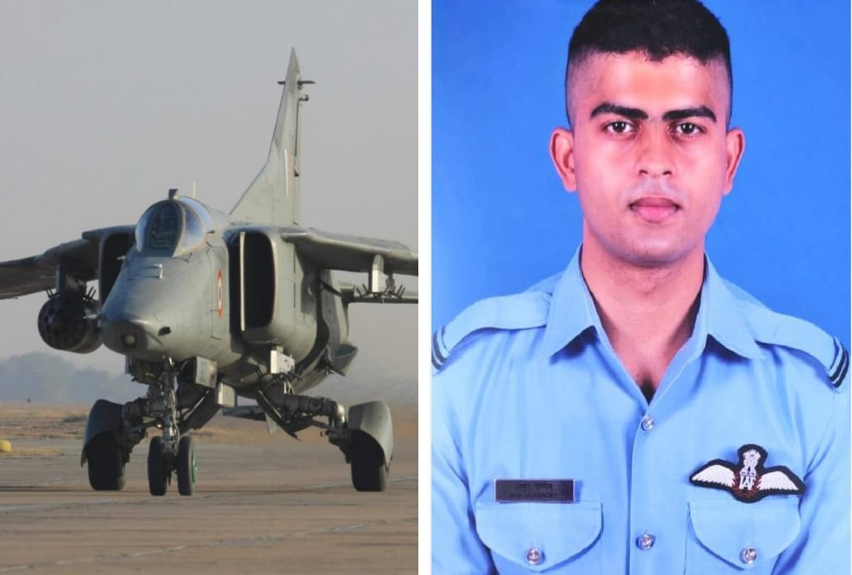 flying officer Ankur pandey of ballia get commission for fighter jet pilot in indian Air Force
