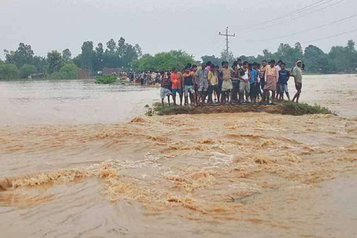 Nepal heavy rain flood Dolakha district administration issues flood warning
