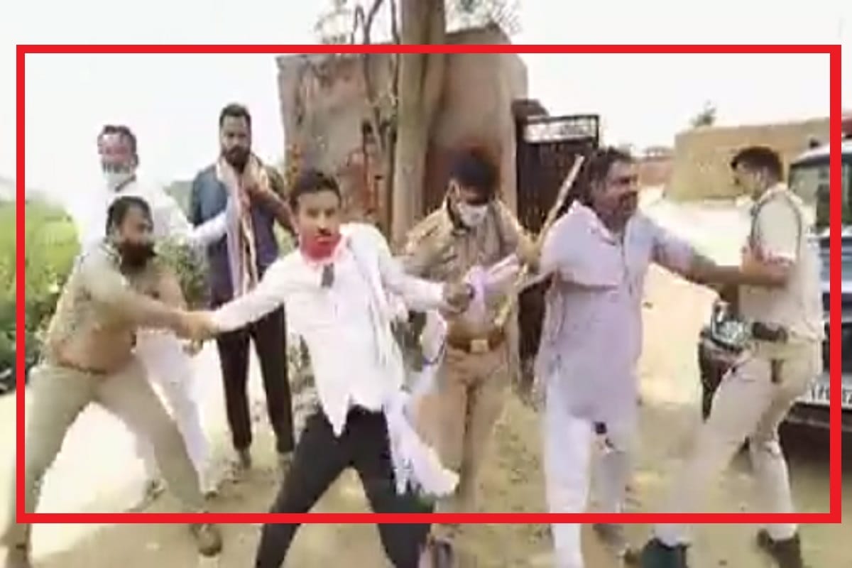 Baghpat News: RLD workers tried to free the accused from police custody and video viral