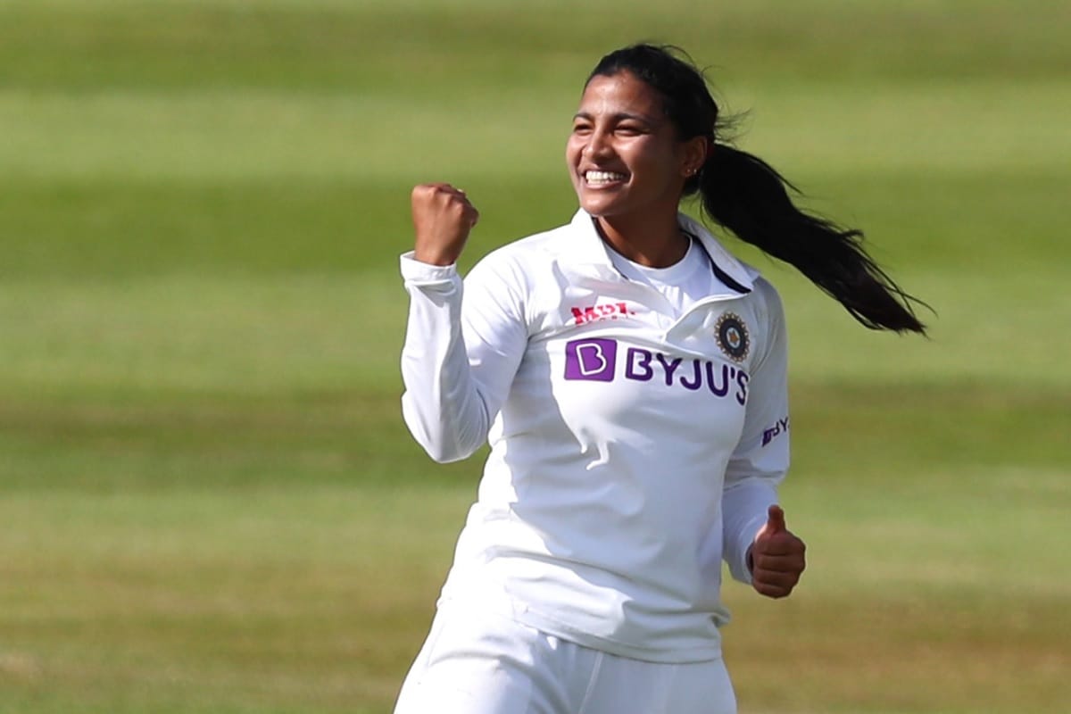 ENG vs INDW Sneh Rana made record in her debut match