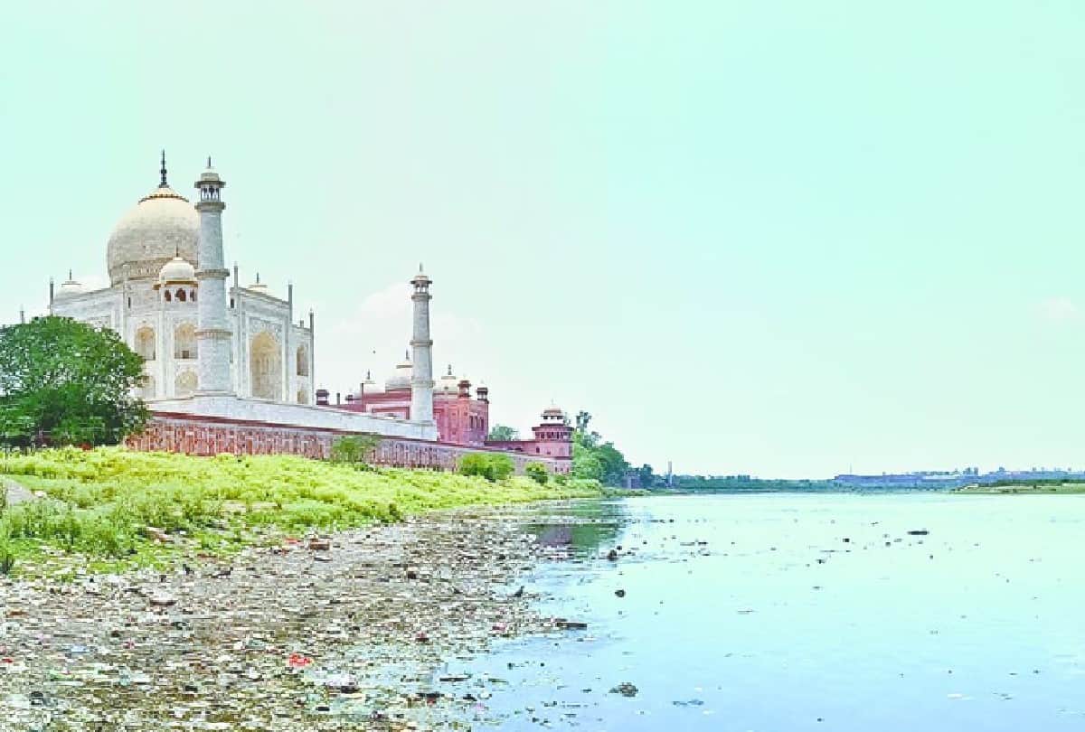 Pollution In Yamuna River Due To Sewer Drains In Agra