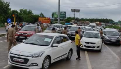 haridwar news: no river bath on ganga dussehra and nirjala ekadashi but still huge rush come to haridwar border