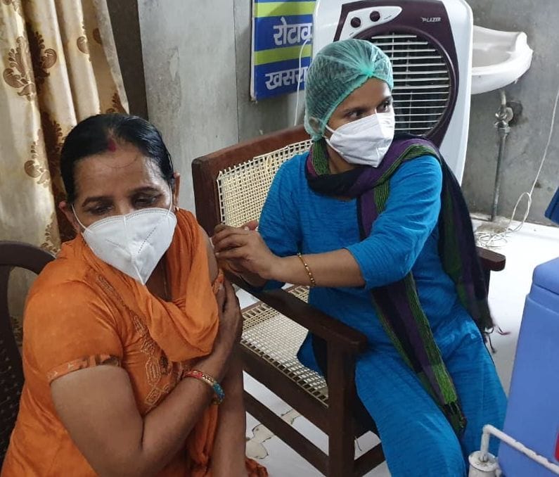 Target of vaccination of 20 thousand people at sixty centers on Yoga Day