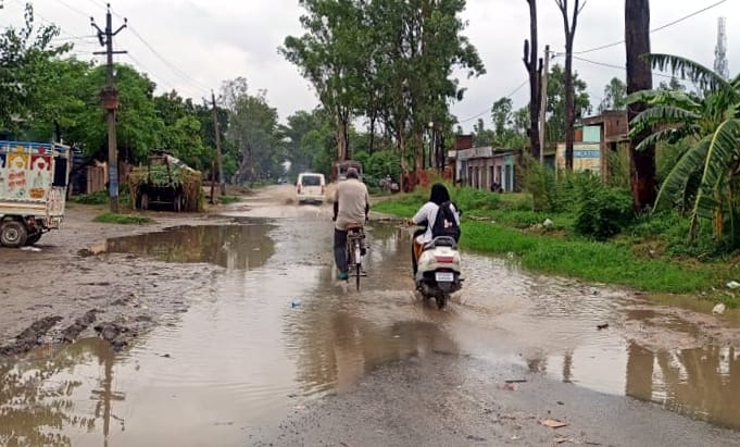 Fields, roads inundated due to torrential rain