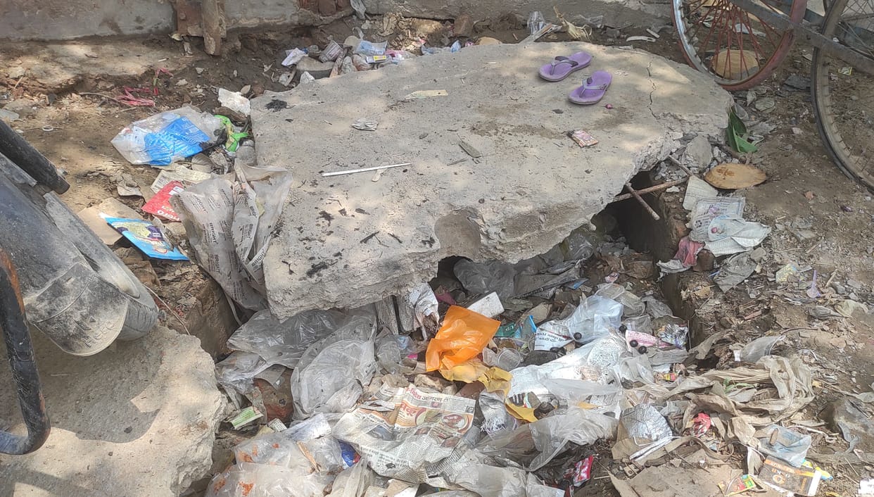 Cleaning of drains is not being done on the knock of monsoon