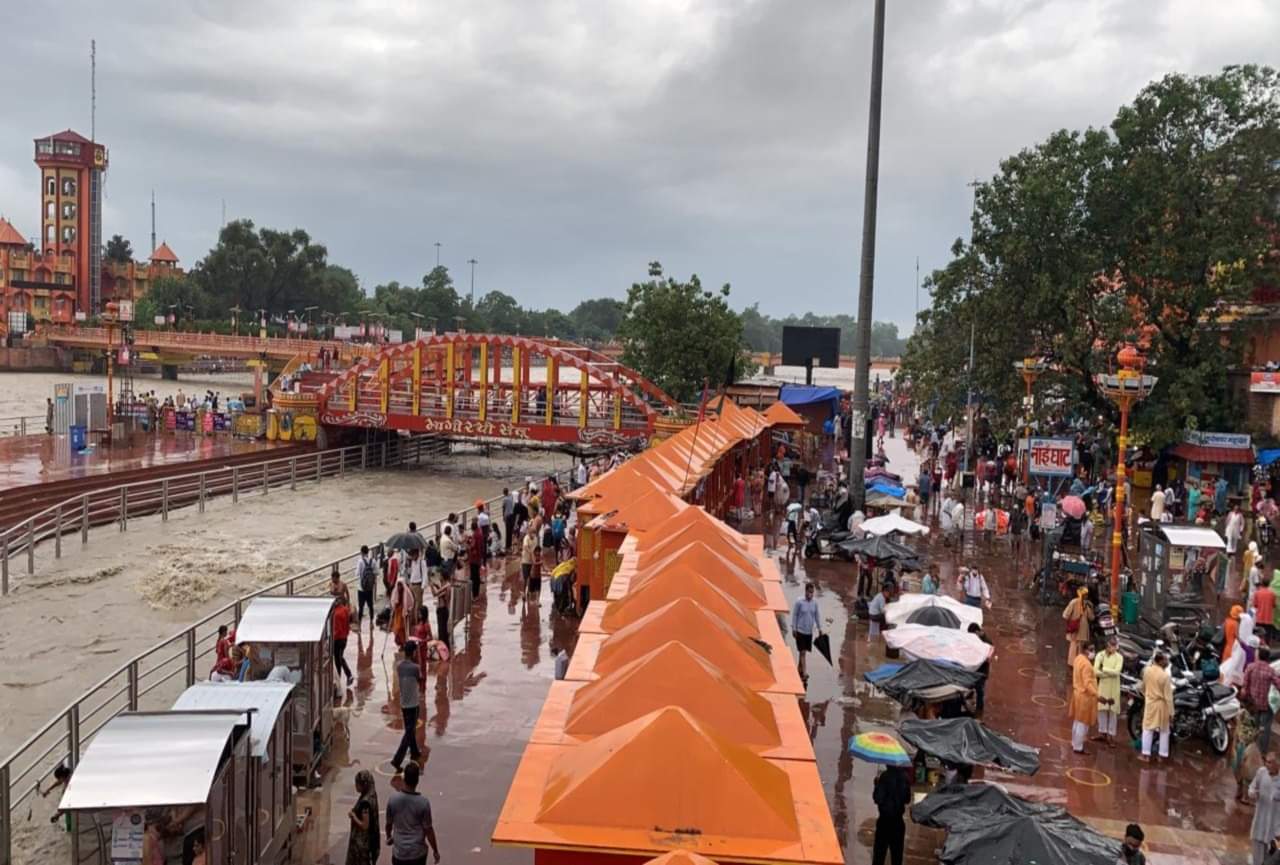 ganga dussehra : symbolic ganga snan in haridwar, many devotee reached, photos