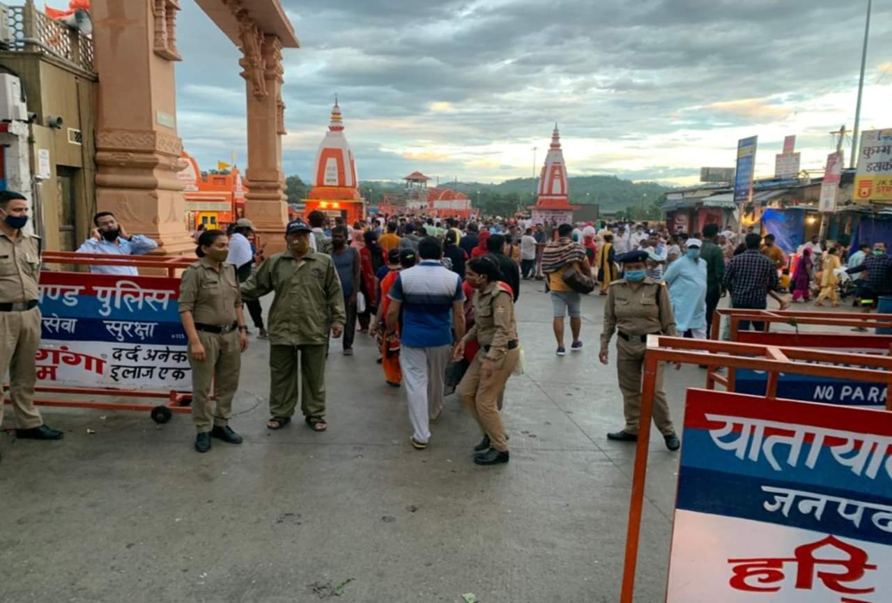 ganga dussehra : symbolic ganga snan in haridwar, many devotee reached, photos