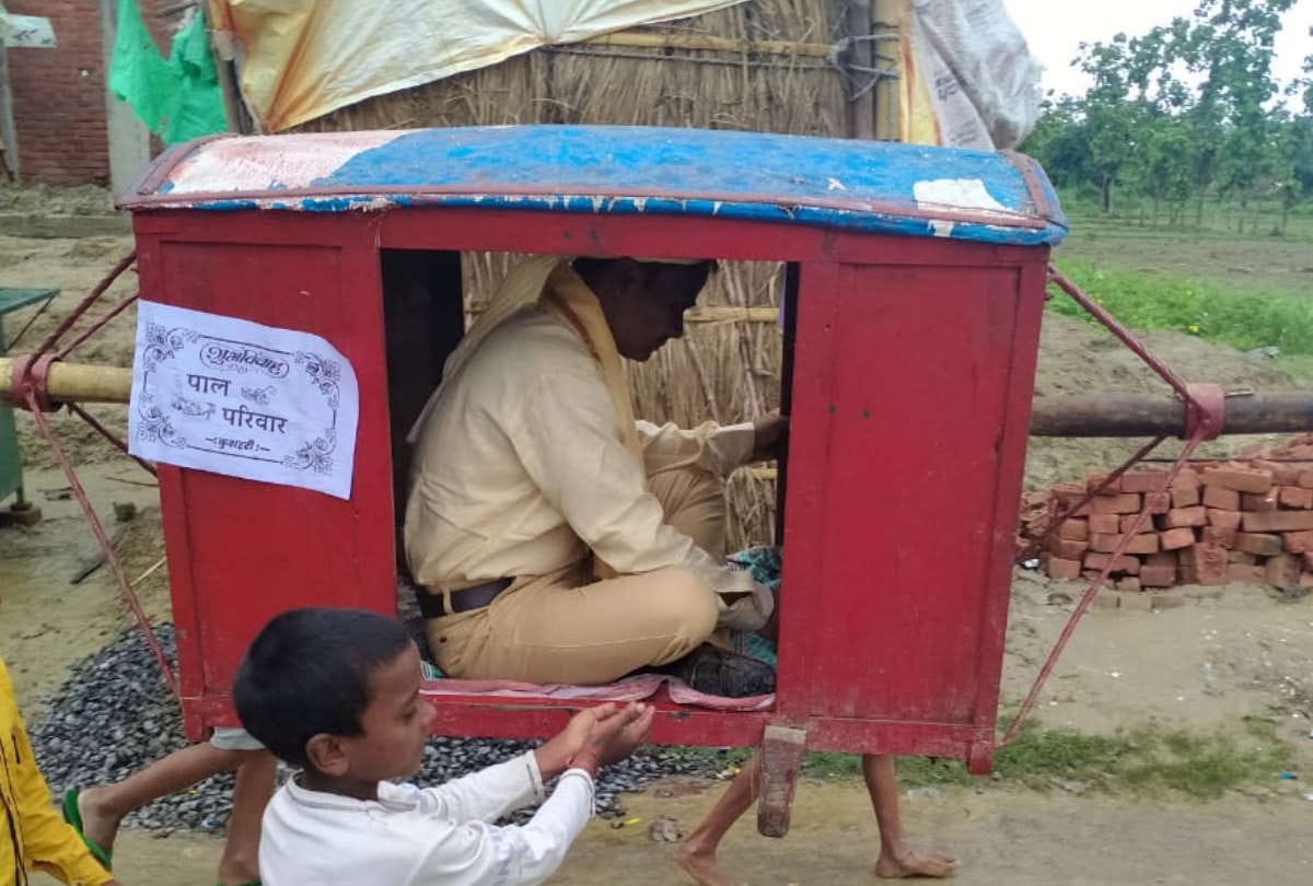 Unique marriage story of groom barat in bullock cart reached Laws house for marriage in deoria