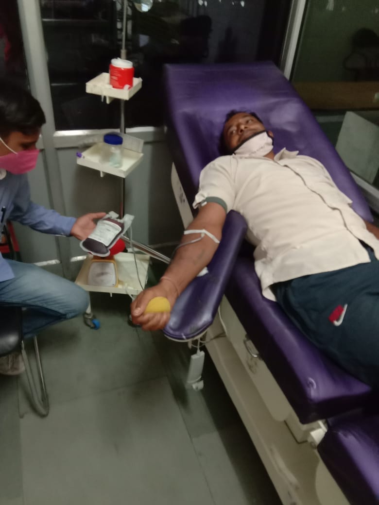 Divyang traveled 40 km for blood donation, Yamunanagar