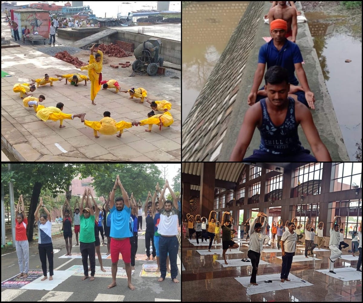 World Yoga Day 2021: People did yoga in Purvanchal including Varanasi