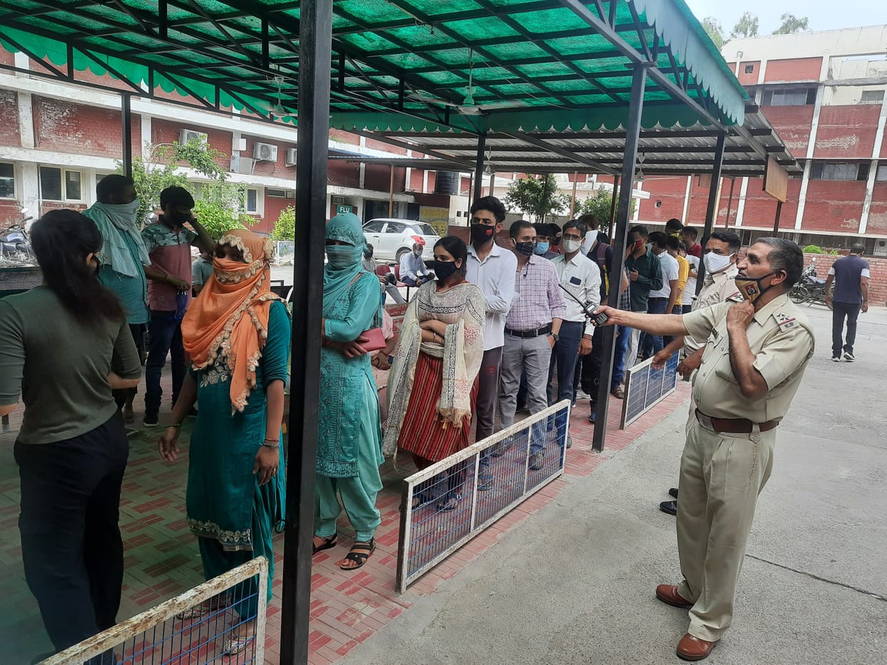 Now the requirement of online registration for getting the vaccine is over