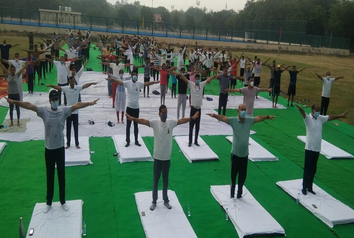 Delhi people observes International Yoga Day CM Arvind Kejriwal congratulates all