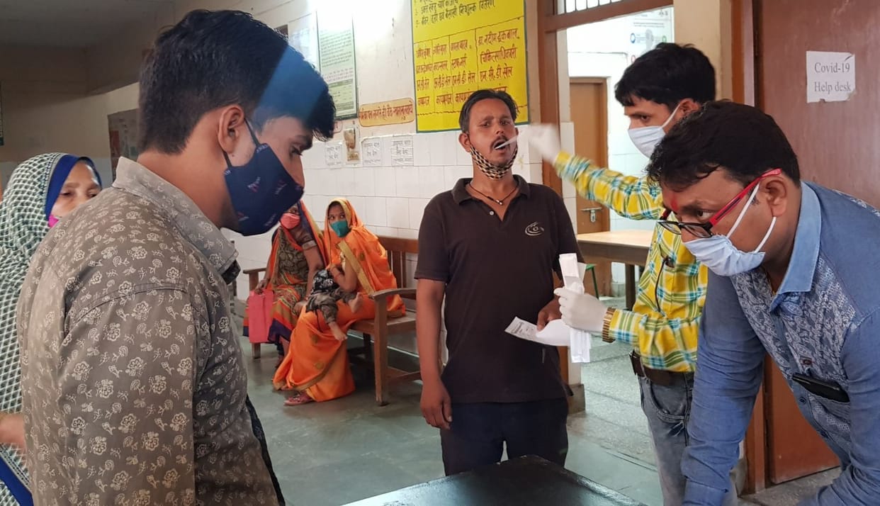 121 patients in the OPD of CHC on the first day