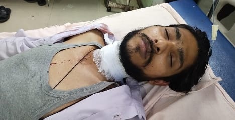 Lawyer attacked with knife near Dharmakanta crossroads