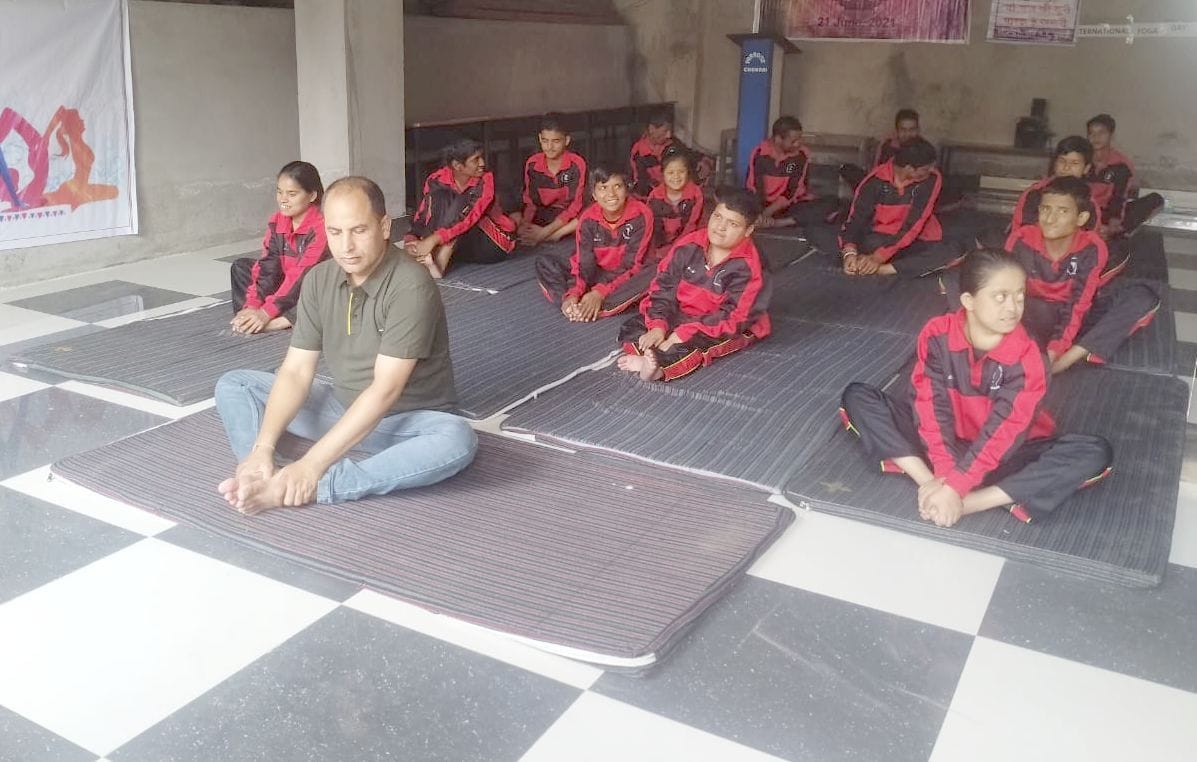 yog exercise done in Chamba