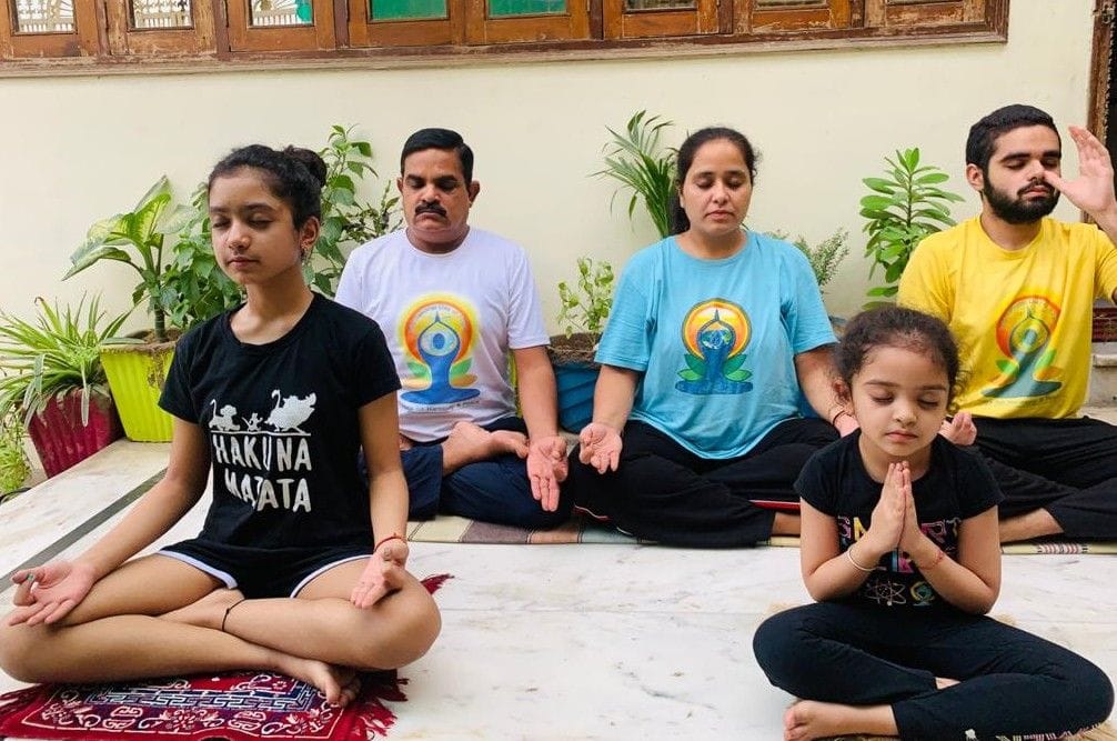 control on food also necessary with yoga for fitness
