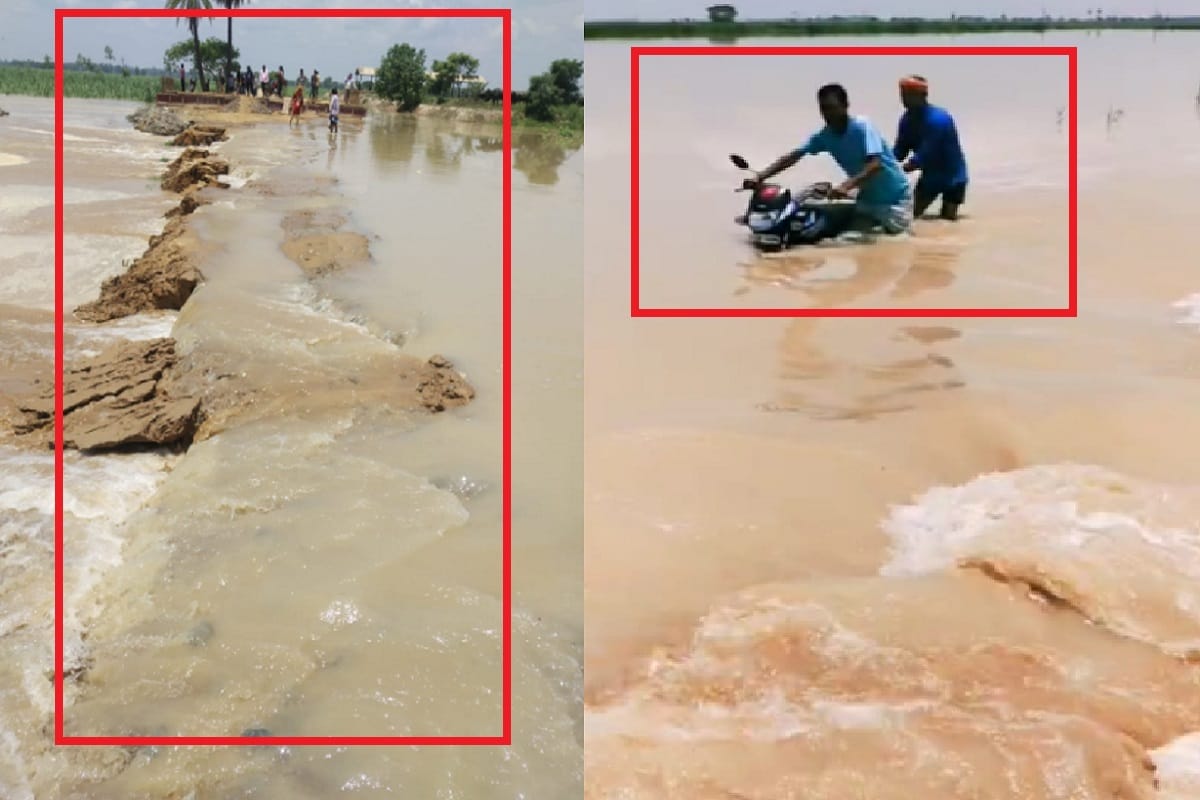 The danger has increased in many villages due to the rise in the water level of the Ganges in Hastinapur