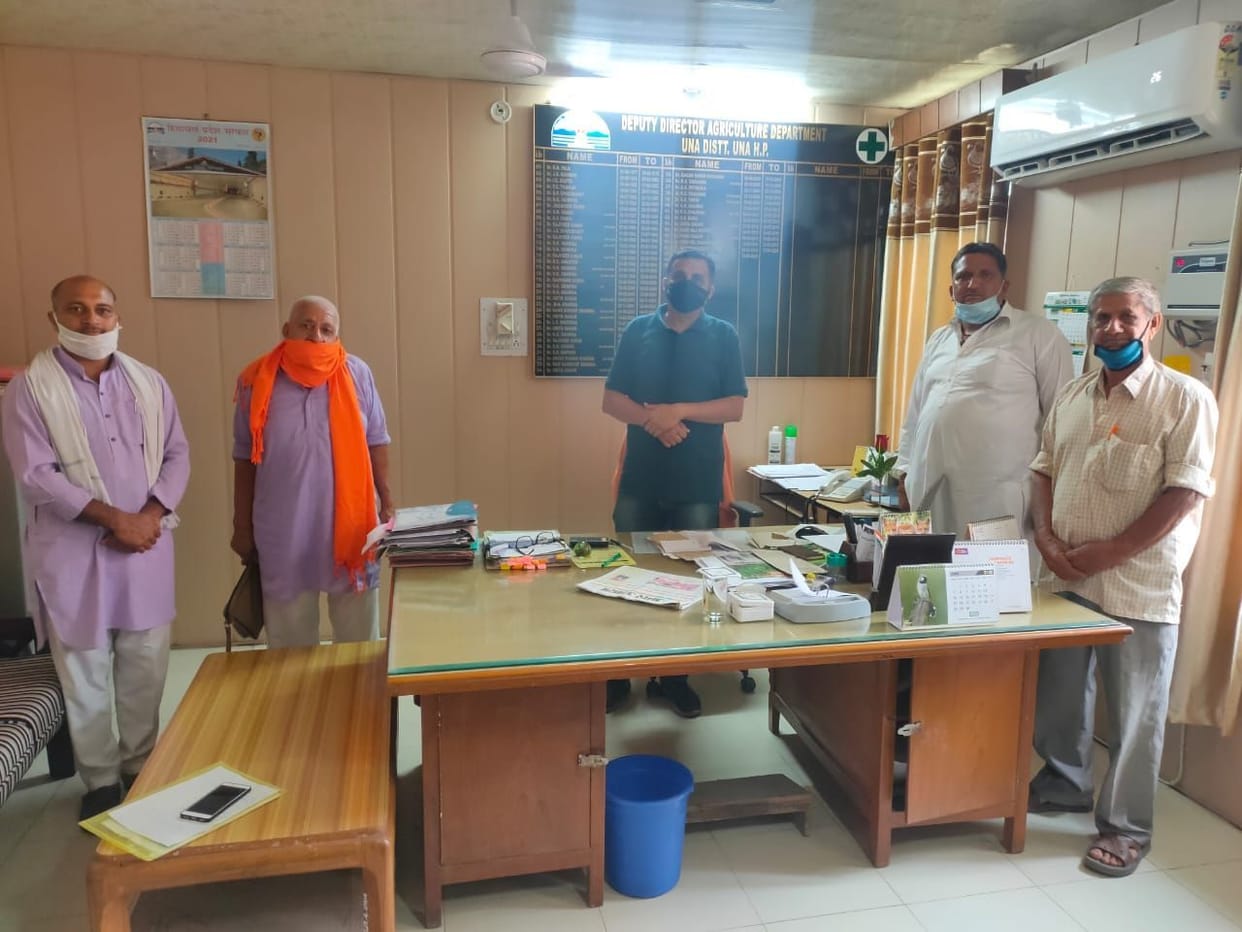 Delegation of Indian Farmers Association met the Deputy Director of Agriculture