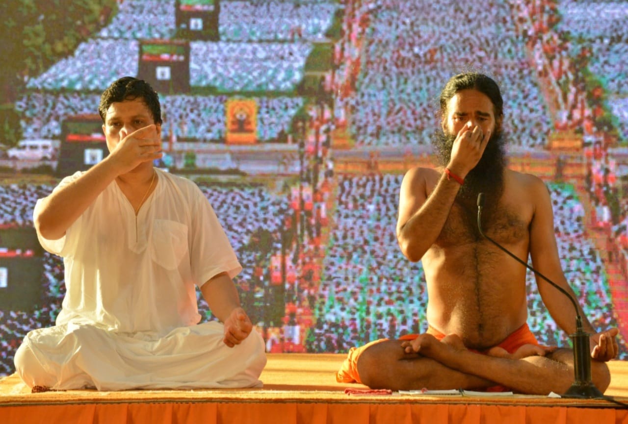 international yoga day 2021 : yoga day celebration in patanjali yogpeeth haridwar