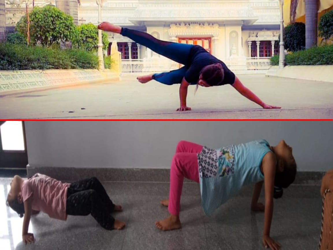 international yoga day 2021 : in uttarakhand minister and small children does yoga, watch photos