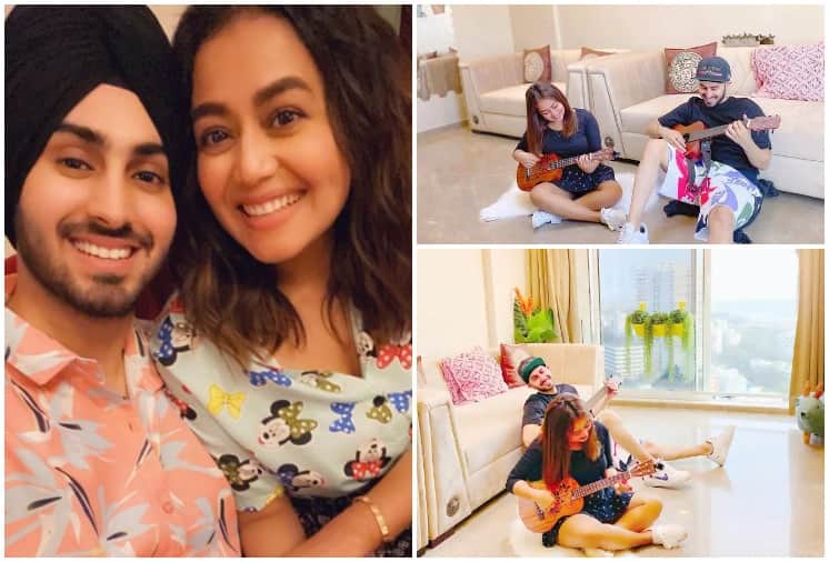 Neha Kakkar Luxurious House Inside Photos where she lives with Rohanpreet Singh