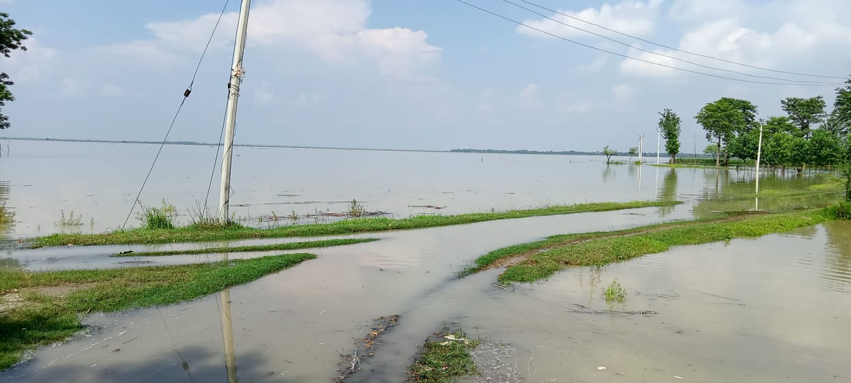 Water entered 350 houses in 16 villages