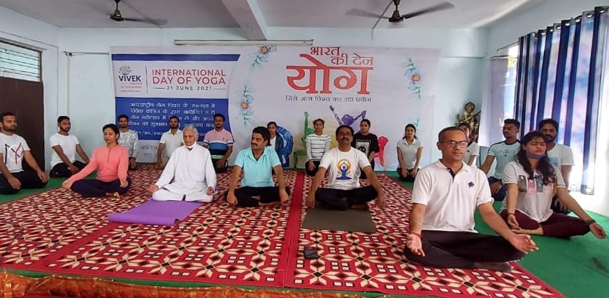 Yoga done to five thousand people