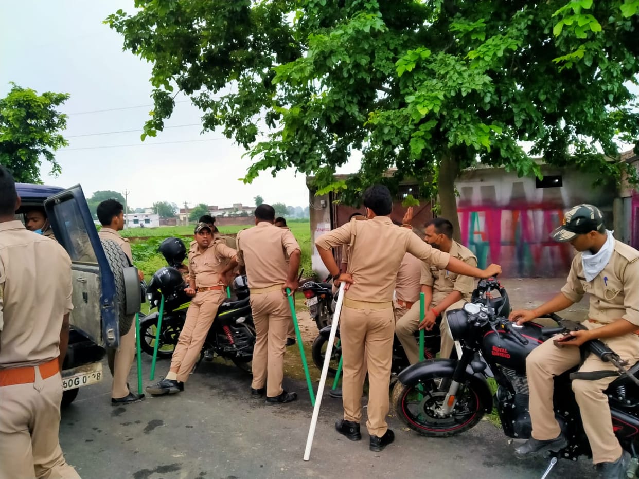 Tension situation after Ambedkar statue damaged in ballia