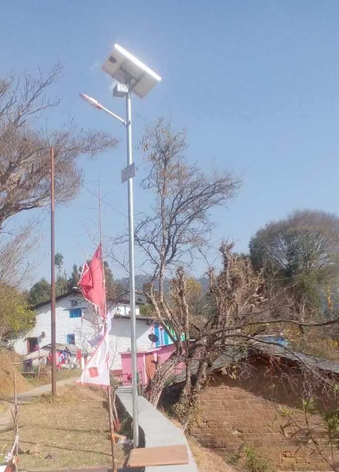 Solar Street Light in Champawat