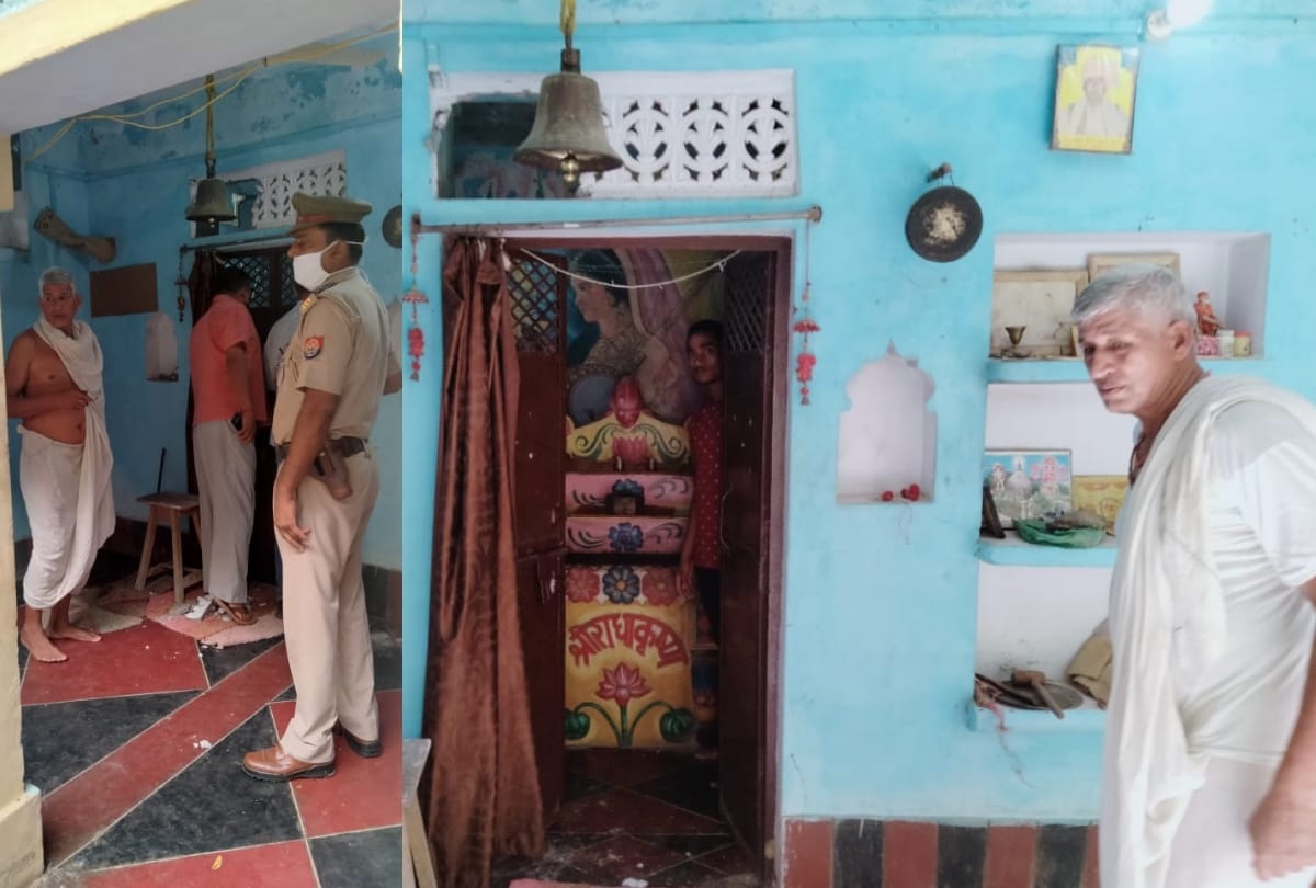 Idol theft in a temple in Raebareli.