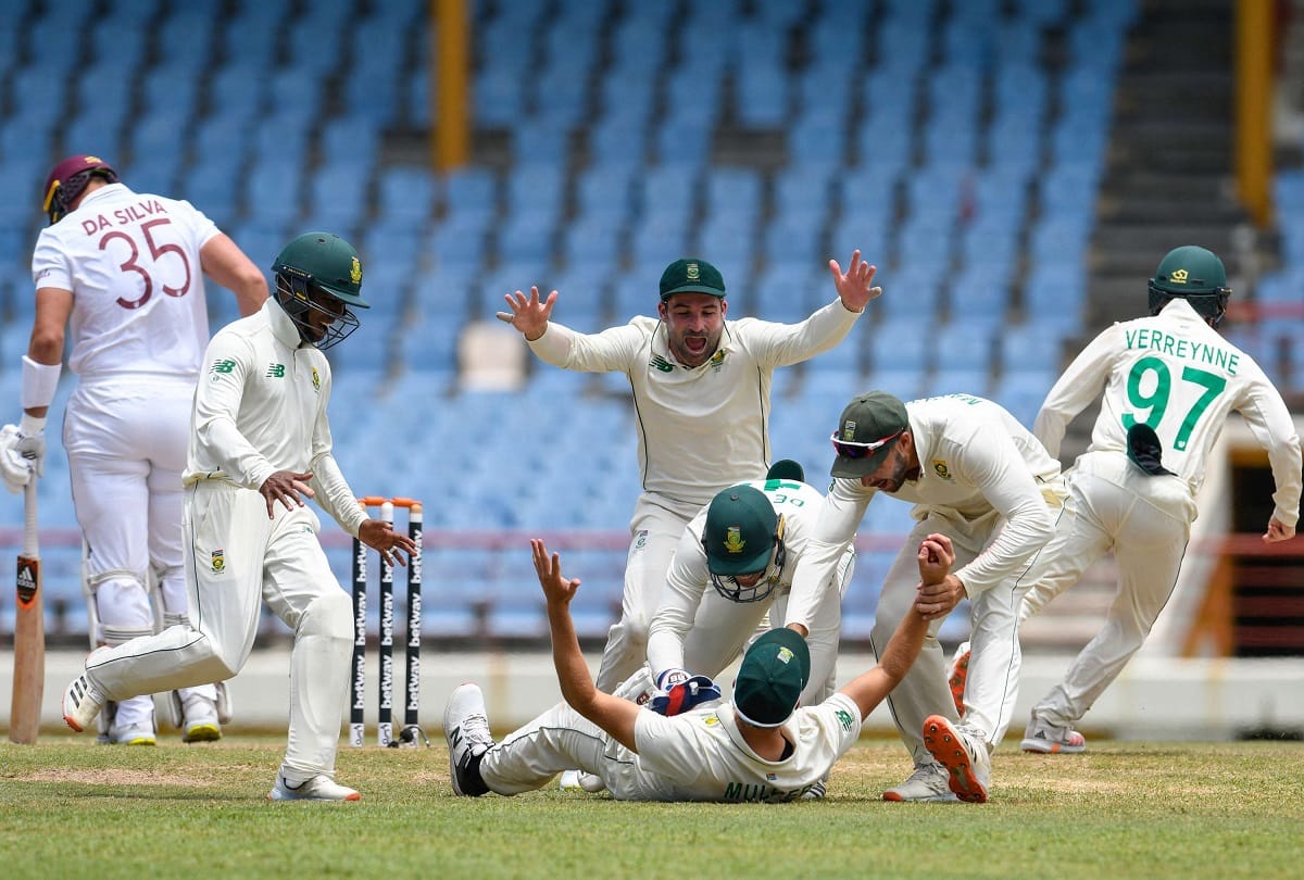 South Africa beat West Indies by 158 runs in St lucia Test and won series by 2-0 Kagiso Rabada player of the match