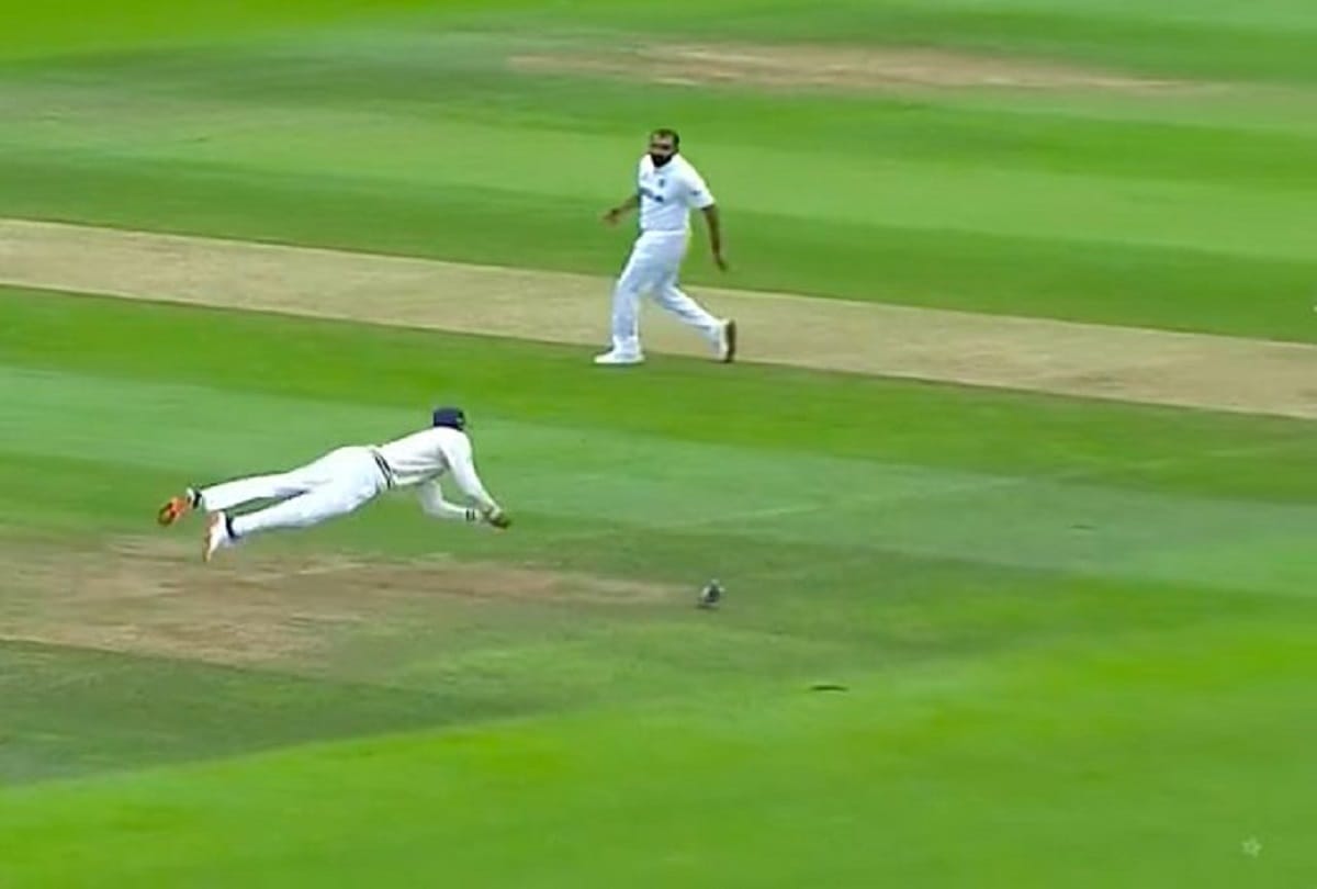 WTC Final 2021 shubman gill taken a blinder to dismiss Ross Taylor icc world test championship match at southampton