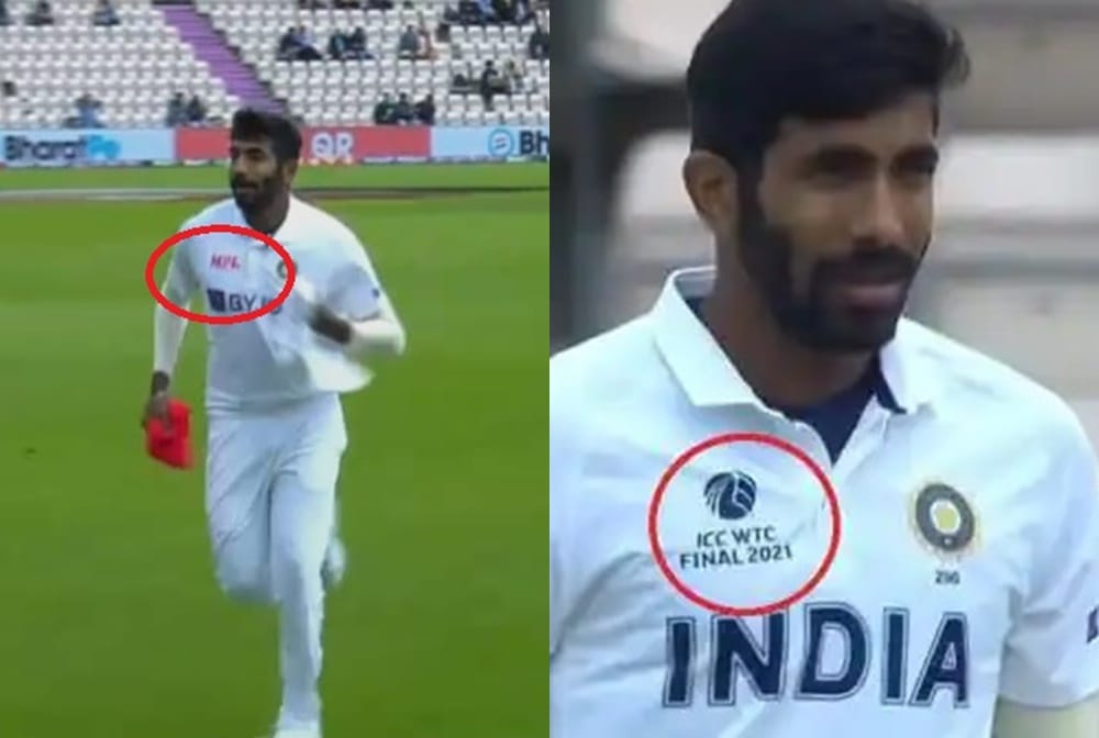 WTC Final 2021 jasprit Bumarh wore worng jersey 5th day paly icc world test championship final he had to return from the field after one over bowling