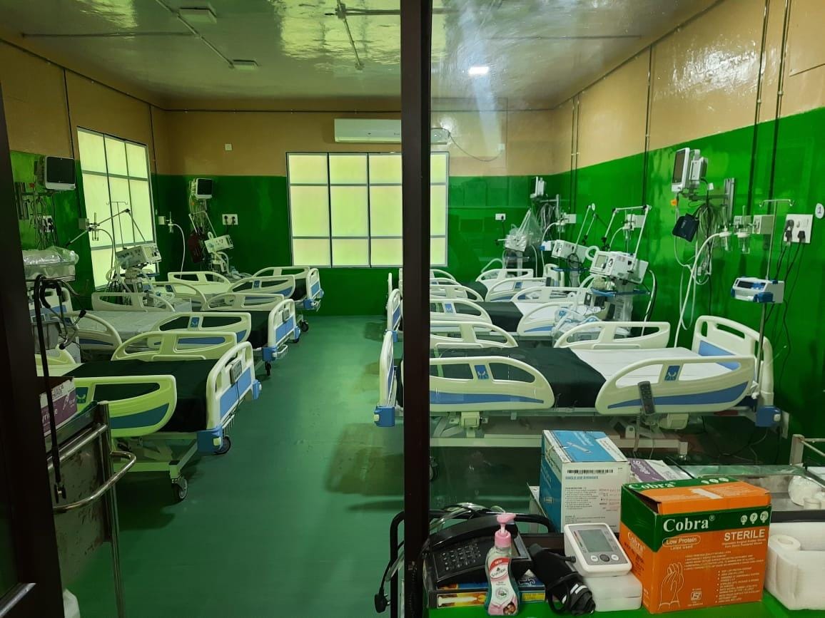 covid ICU ward opened after eight months