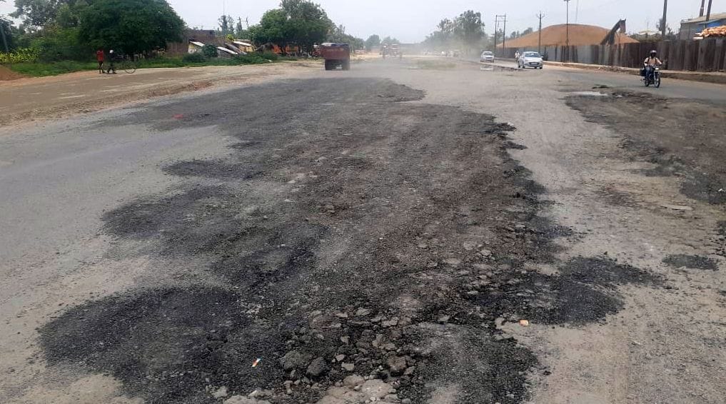 Awake responsible, pits filled on dilapidated highway
